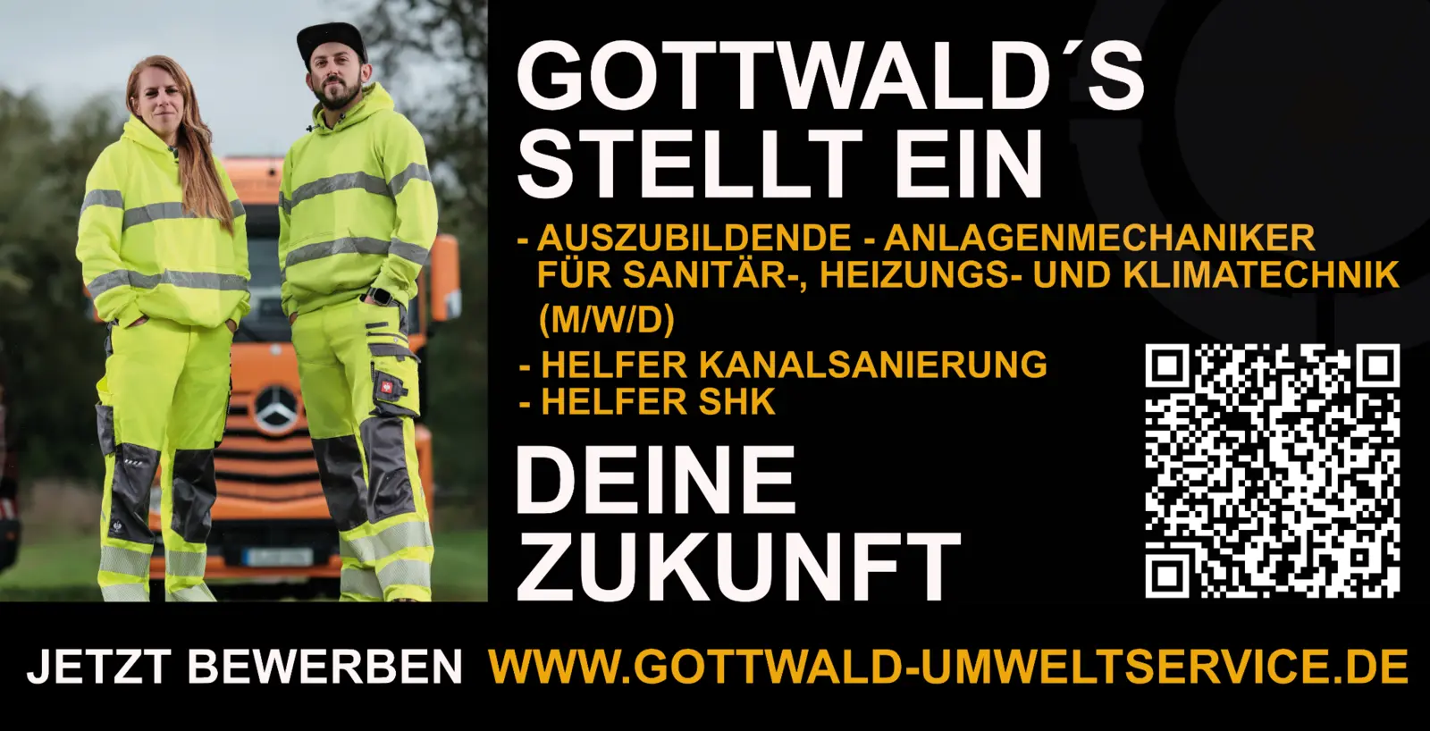 Recruiting-Banner für Gottwald's