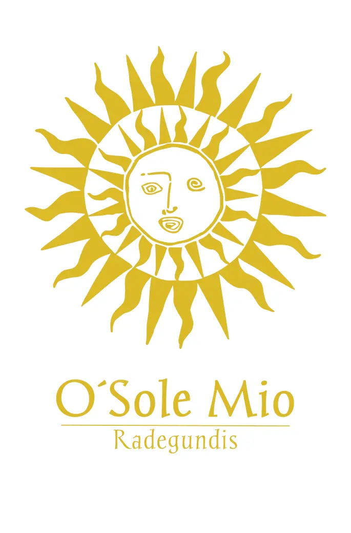 Visitenkarte für das Ristorante O'Sole Mio